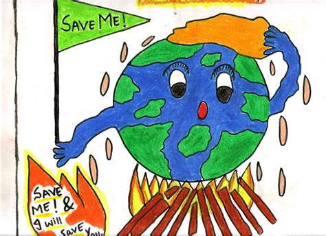 Save The Earth February 2013 Poster Drawing Save Earth Drawing