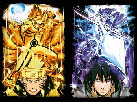 Naruto Six Paths Vs Sasuke Eye Of Rinne By Mickrw On Deviantart