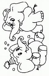Coloring Pages Elephant Baby Kids Printable Cute Print sketch template