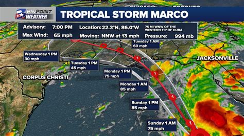 Tropical Storms Marco And Laura Eyeing The Central Gulf
