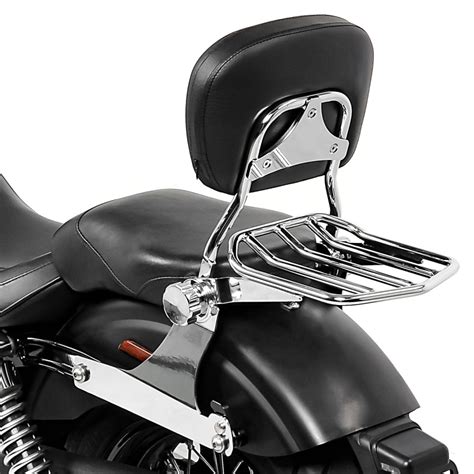 Sissy Bar With Rear Rack Detachable For Harley Dyna Wide Glide 06 17