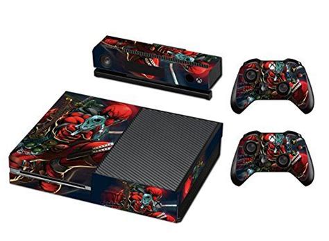 Vanknight Vinyl Decal Skin Sticker Cover Red And Black For Xbox One