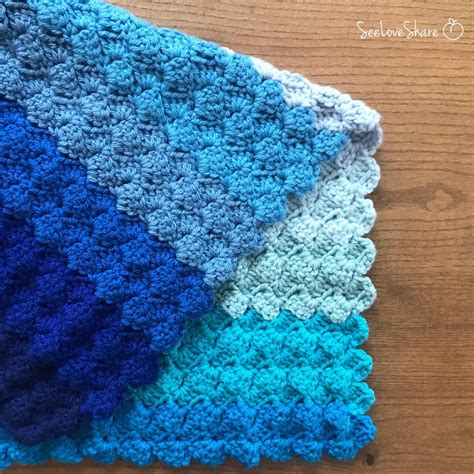 Easy Peasy Crochet Baby Blanket Etsy