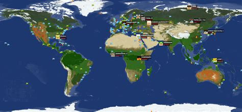 Craft Galaxy 2020 Custom Earth Map Towny Minecraft Server