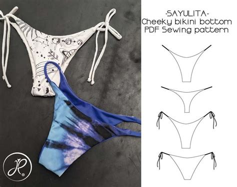 Reversible Bikini Bottoms Sewing PDF Pattern Download Easy Begginer Sewing Needlecraft Craft