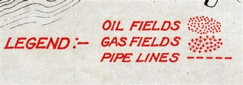 1919 Map Of Louisiana Oil And Gas Fields Pipelines Etsy