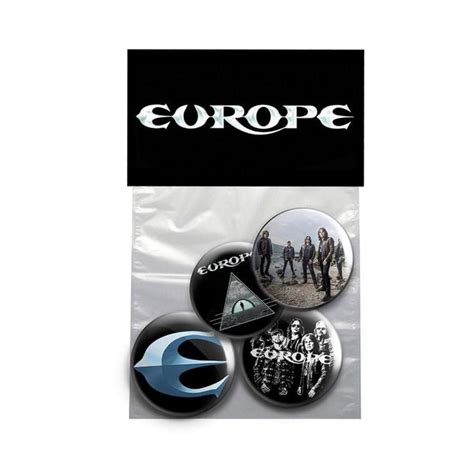 4 Piece Badge Set Europe Mfl Stores