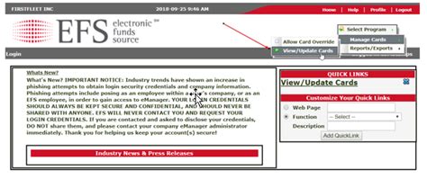 To manage policies, follow these steps: EFS eManager Training - FirstFleet Support