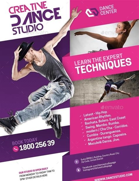 Dance Flyer Template Word Creative Design Templates