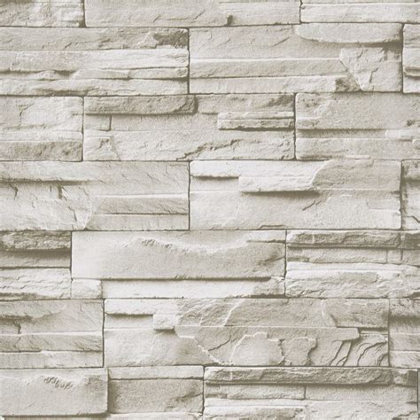 Buy Wenmer Beige Stone Peel And Stick Wallpaper 1771 X 394 3d Brick