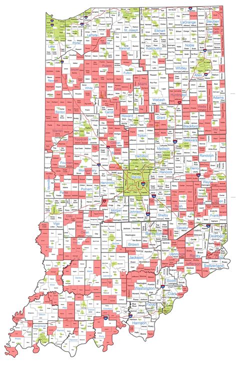 Indiana Township Map