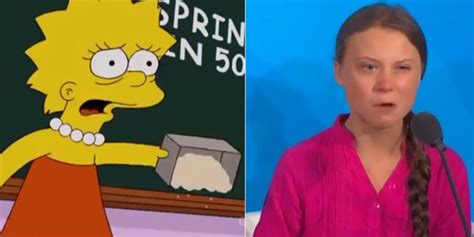 The Simpsons Predicted Greta Thunbergs Clash With World Leaders Over Climate Crisis Indy100