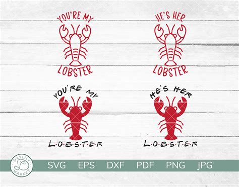 Youre My Lobster Svg Hes Her Lobster Svg Friends Etsy Ireland