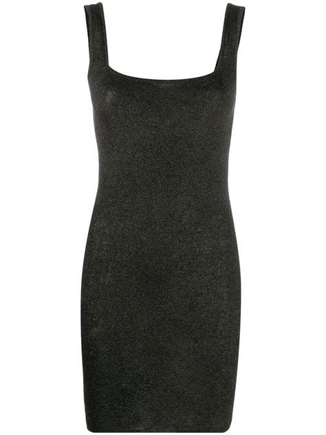 St Agni Sheer Knit Mini Dress Farfetch