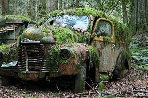 Disappearing In The Forest By Edensgate Via Flickr Abandoned Cars
