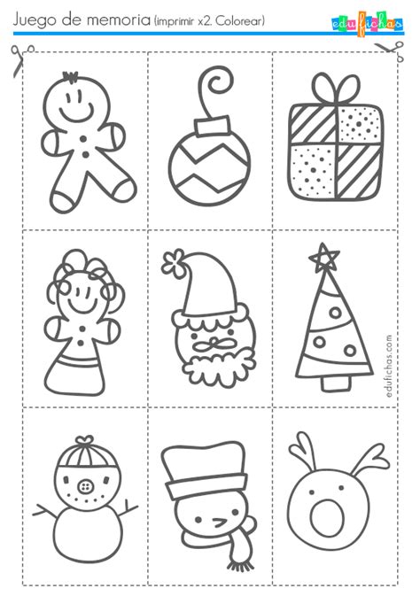 Dibujos Actividades De Navidad Para Ni Os De Preescolar Para Colorear