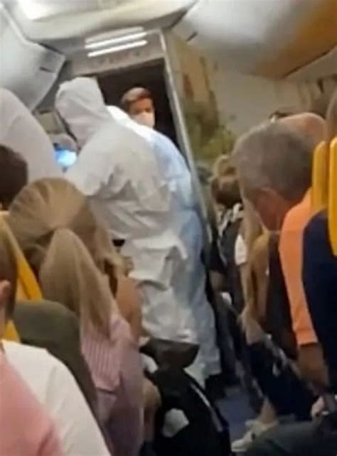 Ryanair Passenger At Stansted Airport Escorted Off Plane By Hazmat Officials After Text