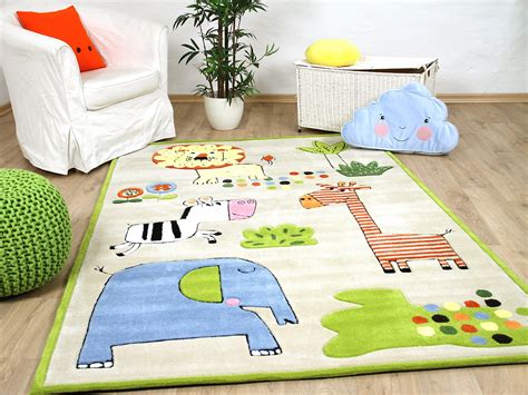 Teppiche in zahlreichen stilen, farben, formen und größen warten auf dich schmücke mit einem vintage teppich deine böden ab 30 € versandkostenfrei Lifestyle Kinderteppich Happy Zoo Bunt