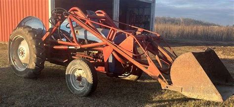 Ford 8n Tractor With Front Loader 3 Point Hitch Gas 1042 Hours Runs