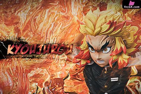 Flame Pillar Rengoku Kyojuro Resin Statue - G5 Studio [In-Stock] – YesGK
