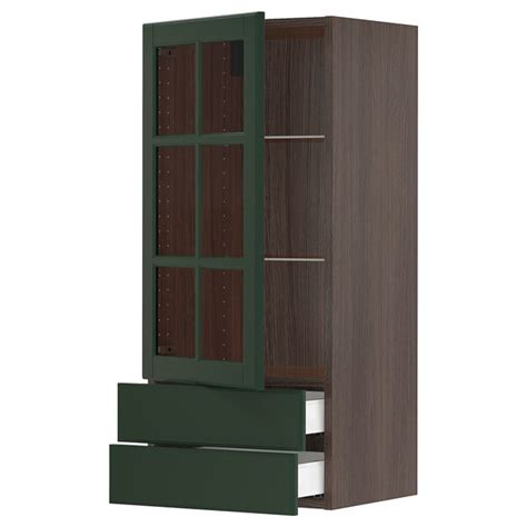 Our kitchen base units and kitchen sink units give you lots of choices to make your dream kitchen come true. SEKTION / MAXIMERA Wall cabinet w glass door/2 drawers ...