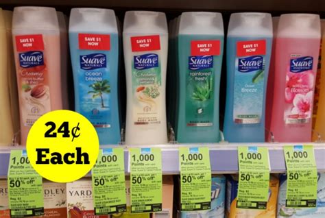Suave Body Wash Just 24¢ Each