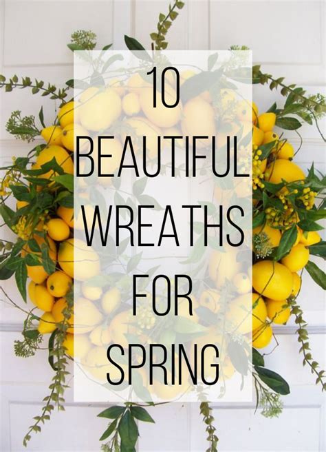 Diy Spring Wreaths For Your Home Hymns And Verses