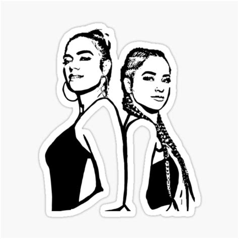 becky g and karol g sticker for sale by jasminemz17 redbubble