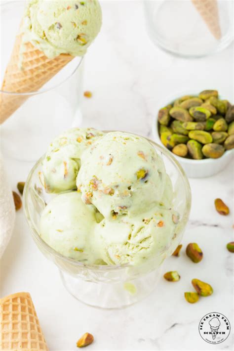 Easy Pistachio Ice Cream Recipe Ice Cream From Scratch