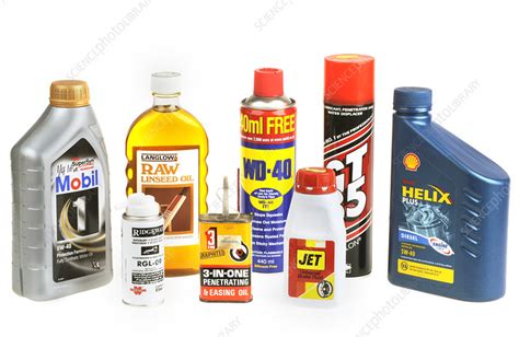 Domestic Oil Products Stock Image C0233891 Science Photo Library