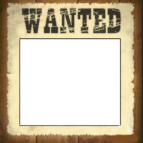 Download Hd Wanted Poster Template Transparent Png Image
