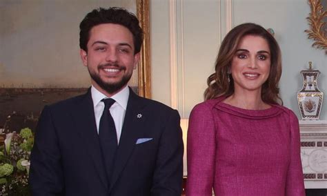 Queen Ranias Son Crown Prince Hussein Is Engaged See Engagement Photos