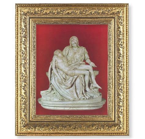 The Pieta Gold Leaf Antique Framed Art Buy Religious Catholic Store