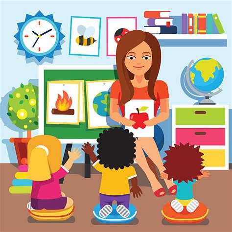 Royalty Free Preschool Teacher Clip Art Vector Images And Illustrations