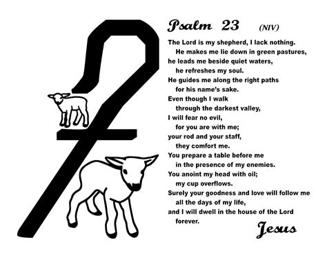 Buy Psalms 23 Wall Decal Is Black Vinyl Wall Decals Design The Lord Is