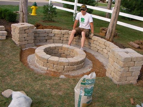 Creatively Luxurious Diy Fire Pit Project Here To Enhance Your Backyard