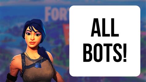 How To Play With Bots Only Free Bot Lobbies Fortnite Chapter 2