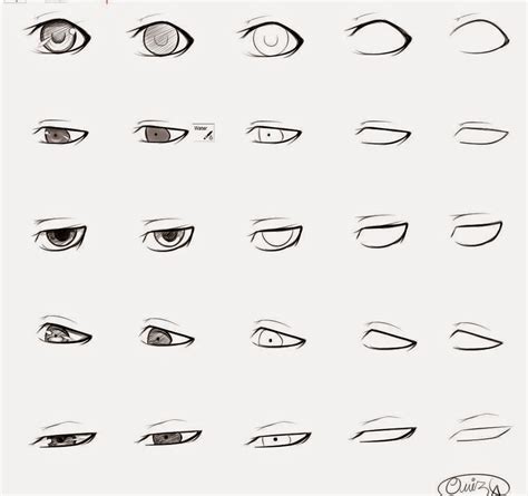 Make the corner of these two lines slightly curved and organic. How to draw anime male eyes step by step - Learn To Draw ...