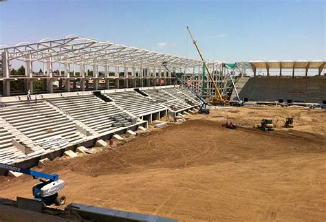 It was inaugurated in september 2011 and has a current capacity of 15,073 spectators. Ilie Oana Stadium - TKM Projects