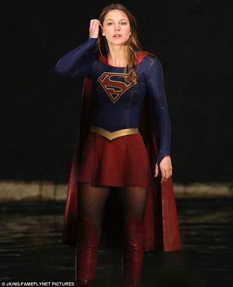 Melissa Benoist Films Supergirl Versus Superman Fight Scene In Canada Melissa Supergirl