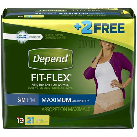 Depend ® for Women Incontinence Underwear, Maximum Absorbency, Small/Medium