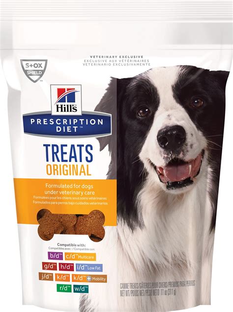 Each recipe is designed to help in the treatment and prevention of urinary tract stones — especially those of calcium oxalate or struvite origin. Hill's Prescription Diet Dog Treats, 11-oz bag - Chewy.com