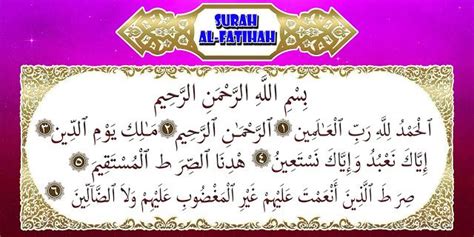 Situs mudah dibaca, cepat dibuka & hemat kuota. SURAH AL-FATIHAH in 2020 (With images) | Islamic art ...