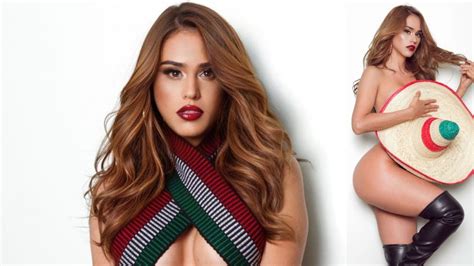 Desnuda Así celebró la independencia de México la modelo Yanet Garcia