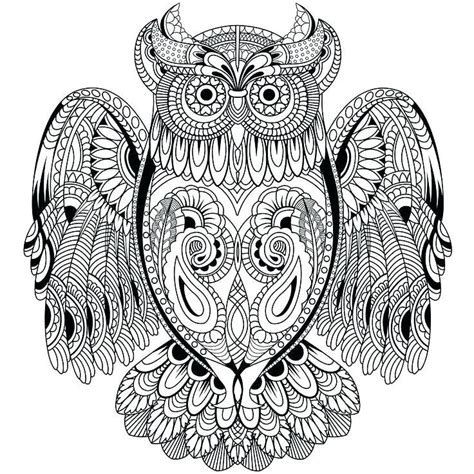 Free Printable Owl Coloring Pages For Adults Owl Coloring Pages
