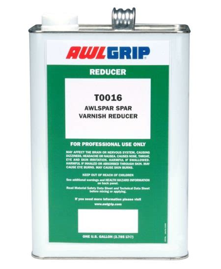 Awlgrip T0016 Awl Spar Varnish Reducer Merritt Supply Wholesale