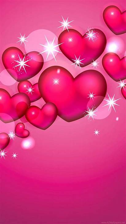 Hearts Wallpapers Pink Stars Heart Background Iphone
