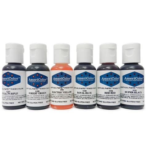 Full americolor food colouring range available now. Americolor Food Coloring Gel - Super Black Soft Gel Paste ...