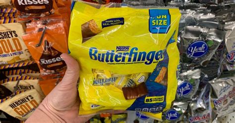 Butterfinger Fun Size Candy Bars Big 115oz Bags Only 1 At Dollar Tree