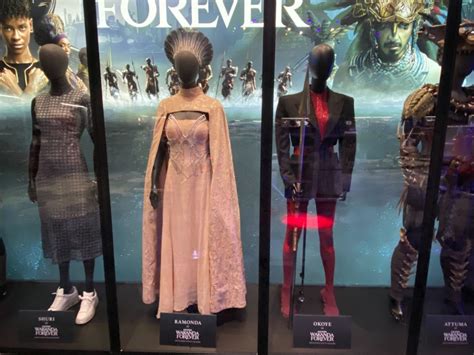 Black Panther Wakanda Forever Costume Display Comes To Disney